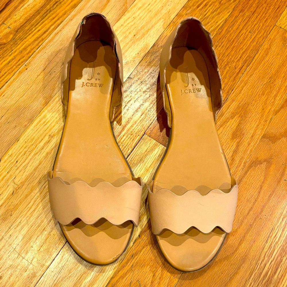 J by JCrew scalloped sandals